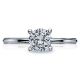 Tacori 40-15RD6W 18 Karat Sculpted Crescent Engagement Ring