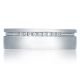 Tacori 2556PR Platinum Crescent Wedding Band