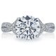 Tacori 18 Karat Crescent Silhouette Engagement Ring 2565RD9