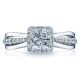 2641PR6 Tacori Dantela Platinum Engagement Ring