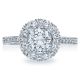 Simply Tacori 18 Karat Diamond Solitaire Engagement Ring 2642RD65