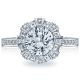 2643RD75 Platinum Simply Tacori Engagement Ring