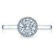 Simply Tacori 18 Karat Diamond Solitaire Engagement Ring 49RD65