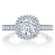 Tacori HT2522CU65 18 Karat Blooming Beauties Engagement Ring