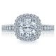 HT2523CU7 Tacori Crescent Platinum Engagement Ring
