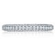 HT2550B Platinum Tacori Classic Crescent Diamond Wedding Ring