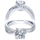 Taryn 14k White Gold Round Diamond Engagement Ring TE11095W44JJ