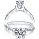 Taryn 14k White Gold Round Diamond Engagement Ring TE11794R3W44JJ