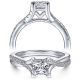 Taryn 14k White Gold Princess Cut Diamond Engagement Ring TE11794S3W44JJ