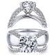 Taryn 14k White Gold Round Diamond Engagement Ring TE12342R6W44JJ