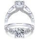 Taryn 14k White Gold Round Diamond Engagement Ring TE12803R4W44JJ