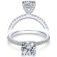Taryn 14k White Gold Round Diamond Engagement Ring TE13903R4W44JJ