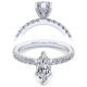 Taryn 14k White Gold Marquise Shape Diamond Engagement Ring TE13904M4W44JJ