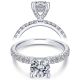 Taryn 14k White Gold Round Diamond Engagement Ring TE13904R4W44JJ
