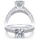 Taryn 14k White Gold Round Diamond Engagement Ring TE14399R4W44JJ