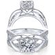 Taryn 14k White Gold Round Diamond Engagement Ring TE14417R4W44JJ