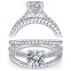 Taryn 14k White Gold Round Diamond Engagement Ring TE14423R4W44JJ