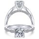 Taryn 14k White Gold Round Diamond Engagement Ring TE14427R4W44JJ