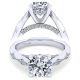 Taryn 14k White Gold Round Diamond Engagement Ring TE14427R8W44JJ