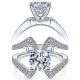 Taryn 14k White Gold Round Diamond Engagement Ring TE14617R6W44JJ