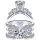Taryn 14k White Gold Round Diamond Engagement Ring TE14647R6W44JJ
