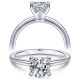 Taryn 14k White Gold Round Diamond Engagement Ring TE14684R4W4JJJ