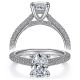 Taryn 14k White Gold Oval Diamond Engagement Ring TE14720O4W44JJ