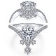 Taryn 14k White Gold V Shape Round Diamond Engagement Ring TE14783R4W44JJ