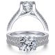Taryn 14k White Gold Round Diamond Engagement Ring TE14890R6W44JJ