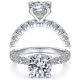 Taryn 14k White Gold Round Diamond Engagement Ring TE14893R8W44JJ
