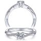Taryn 14k White Gold Round Diamond Engagement Ring TE14922R0W44JJ