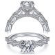 Taryn 14k White Gold Round Diamond Engagement Ring TE15179R4W44JJ