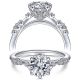 Taryn 14k White Gold Round Diamond Engagement Ring TE15194R4W44JJ