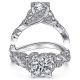 Taryn 14k White Gold Round Diamond Engagement Ring TE15207R4W44JJ