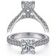 Taryn 14k White Gold Round Diamond Engagement Ring TE15246R4W44JJ