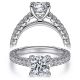 Taryn 14k White Gold Round Diamond Engagement Ring TE15269R4W44JJ