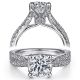 Taryn 14K White Gold Round Round Diamond Engagement Ring TE15620R6W44JJ