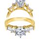 Taryn 14k Yellow/White Gold Round Straight Engagement Ring TE3693M44JJ