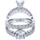 Taryn 14k White Gold Round Split Shank Engagement Ring TE4227W44JJ