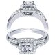 Taryn 14k White Gold Halo Engagement Ring TE4354W44JJ