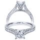 Taryn 14k White Gold Round Straight Engagement Ring TE6633W44JJ