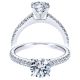 Taryn 14k White Gold Round Straight Engagement Ring TE6700W44JJ