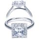 Taryn 14k White Gold Round Halo Engagement Ring TE7490W44JJ 