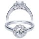 Taryn 14k White Gold Round Halo Engagement Ring TE7810W44JJ