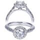 Taryn 14k White Gold Round Halo Engagement Ring TE7829W44JJ