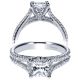 Taryn 14k White Gold Princess Cut Split Shank Engagement Ring TE9027W44JJ