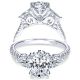 Taryn 14k White Gold Oval Halo Engagement Ring TE9048W44JJ