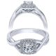 Taryn 14k White Gold Round Halo Engagement Ring TE910154W44JJ