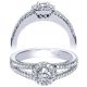 Taryn 14k White Gold Round Halo Engagement Ring TE95410W44JJ