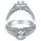 Taryn 14k White Gold Round Halo Engagement Ring TE96101W44JJ